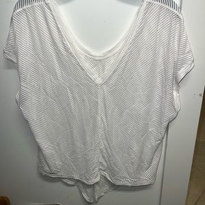 Lululemon tie back sheer shirt
